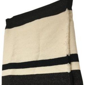Isabel Marant Black & Cream Striped Skirt